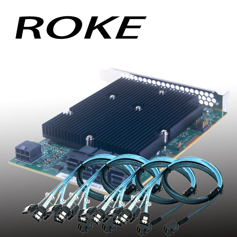 Lsi 9300 16I Hba It Mode - メッセンジャーアダプターカード,sataケーブル,9300-16i,12ギガバイト/秒,4 x SFF-8643