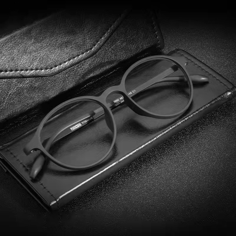 超軽量ゴムチタンラウンドフレームブルーライトブロック老眼鏡男 - Gold 6138 のレビューと価格