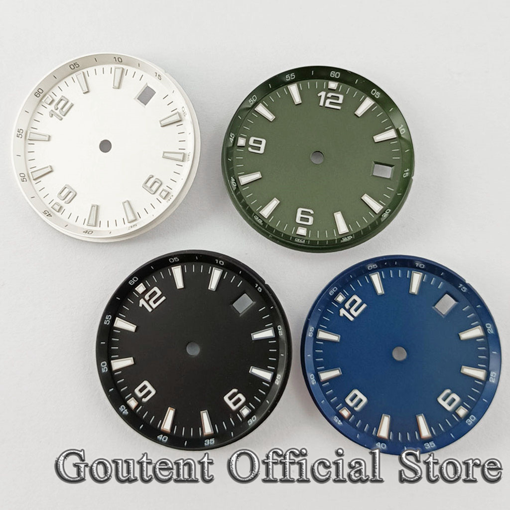 Goutent-発光滅菌時計ダイヤル、日付ウィンドウ付き移動 - Gold 6138 のレビューと価格
